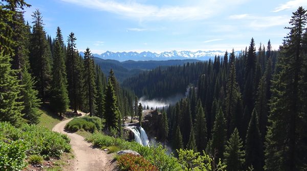 Hiking to rainbow falls: a must-visit in mammoth lakes